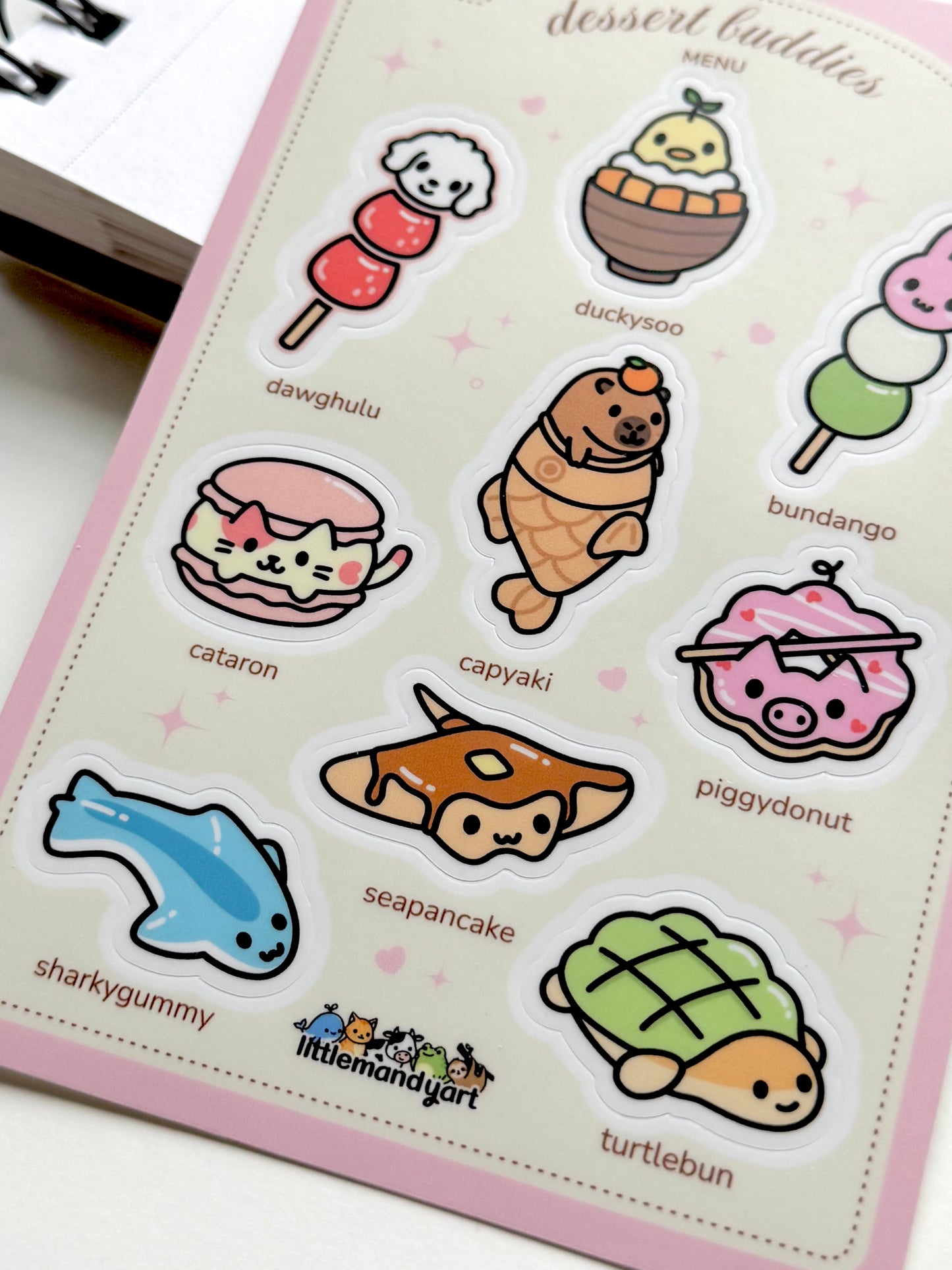 Dessert Buddies Sticker Sheet