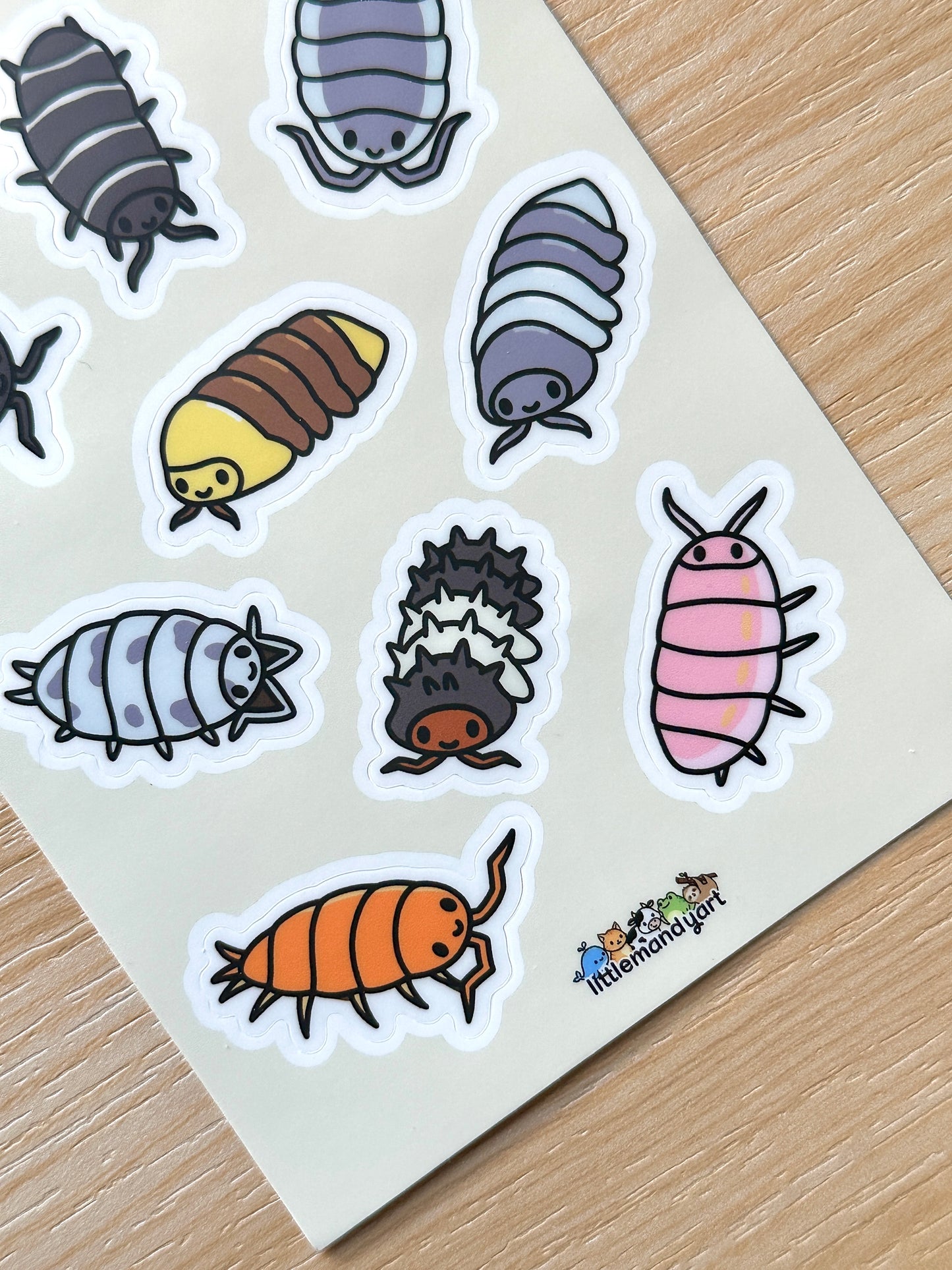 Isopod Love Sticker Sheet