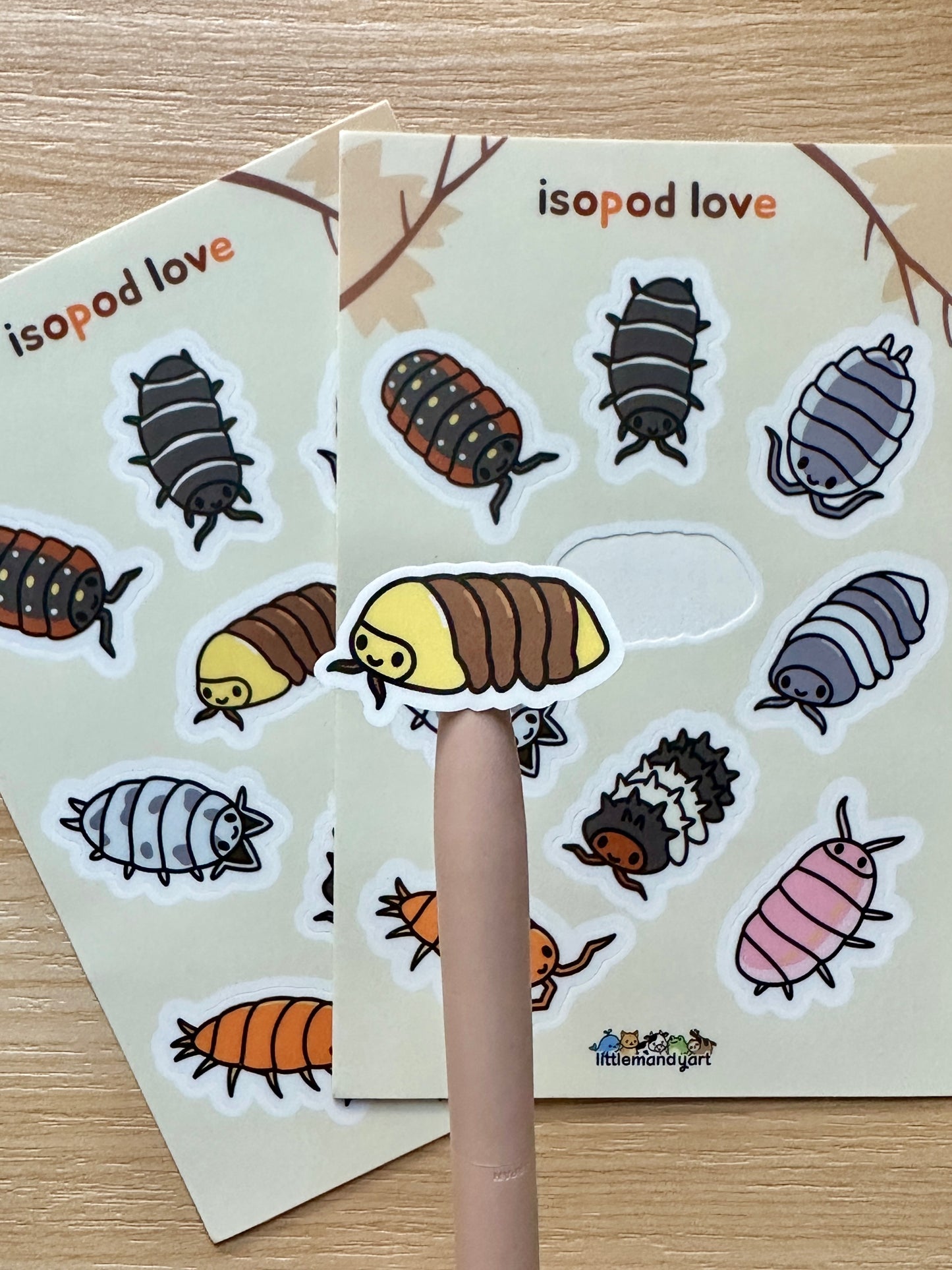 Isopod Love Sticker Sheet