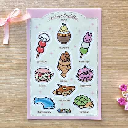 Dessert Buddies Sticker Sheet