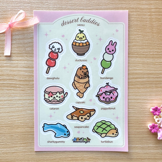 Dessert Buddies Sticker Sheet