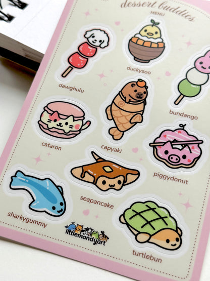Dessert Buddies Sticker Sheet