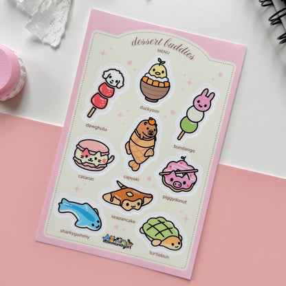 Dessert Buddies Sticker Sheet