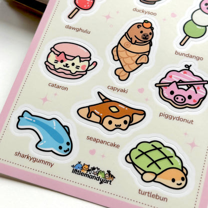 Dessert Buddies Sticker Sheet