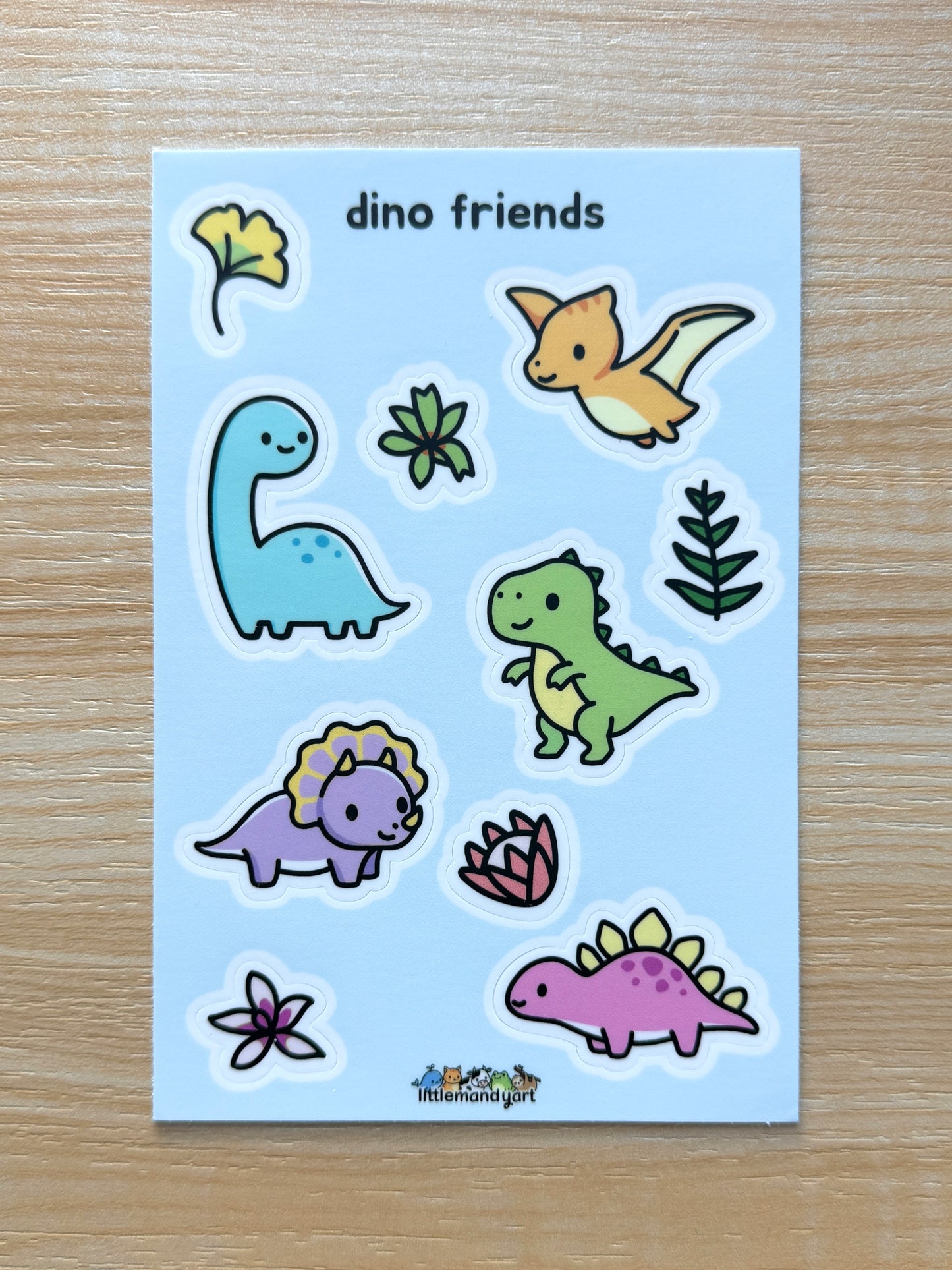 Dino Friends Sticker Sheet