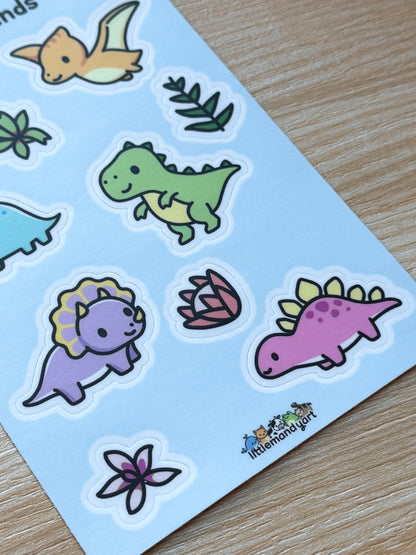Dino Friends Sticker Sheet