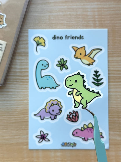 Dino Friends Sticker Sheet