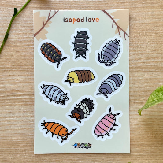 Isopod Love Sticker Sheet