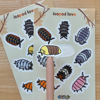 Isopod Love Sticker Sheet