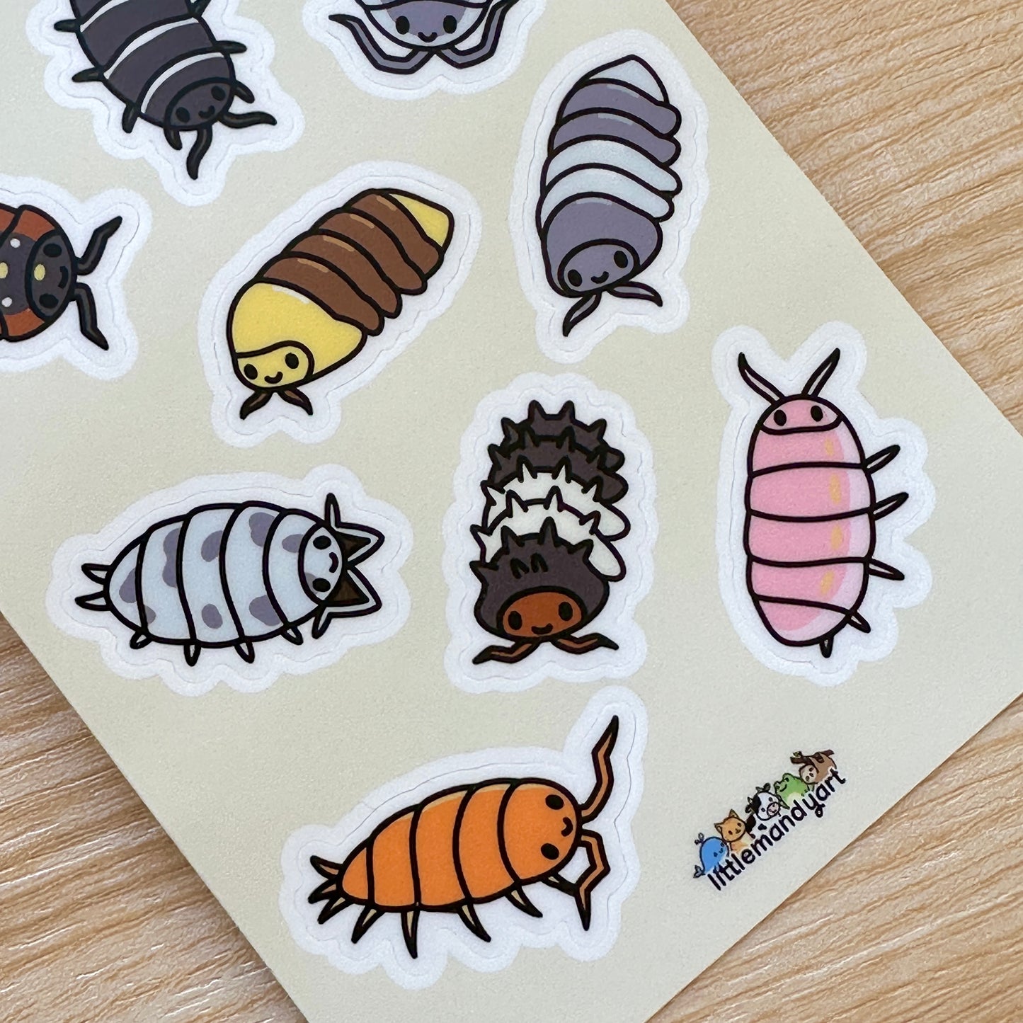 Isopod Love Sticker Sheet